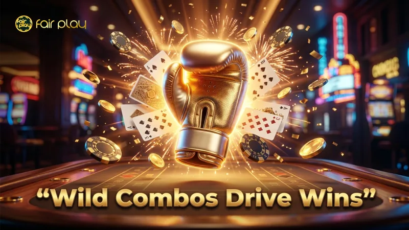 Wild combo sequences generate cascading wins in Boxing King slot