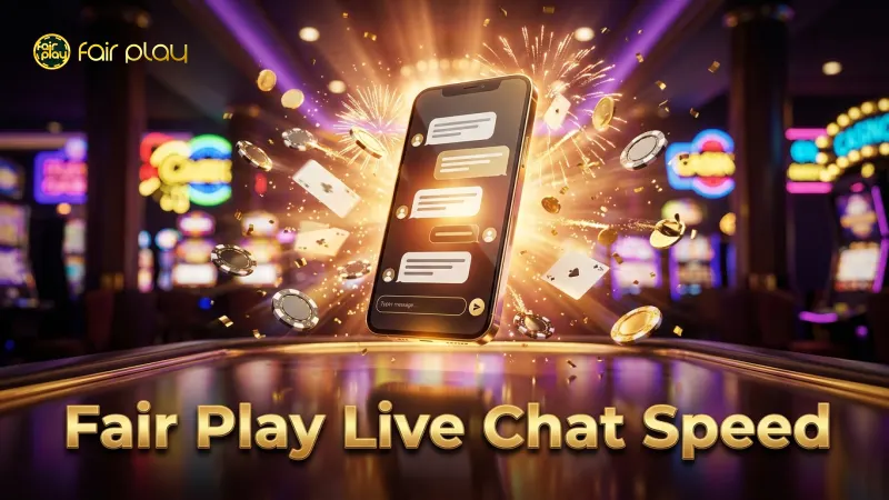Live chat offers fast, real-time support for Fair Play users on mobile devices.