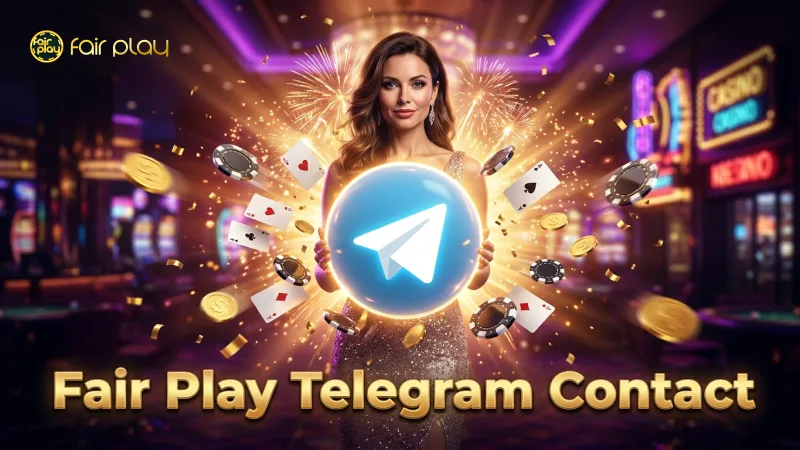 Telegram channel allows convenient and secure communication with Fair Play support.