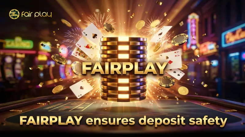 Strict safety measures protect FAIRPLAY deposit accounts