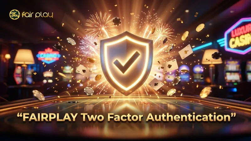 Activate 2FA for enhanced FAIRPLAY account security