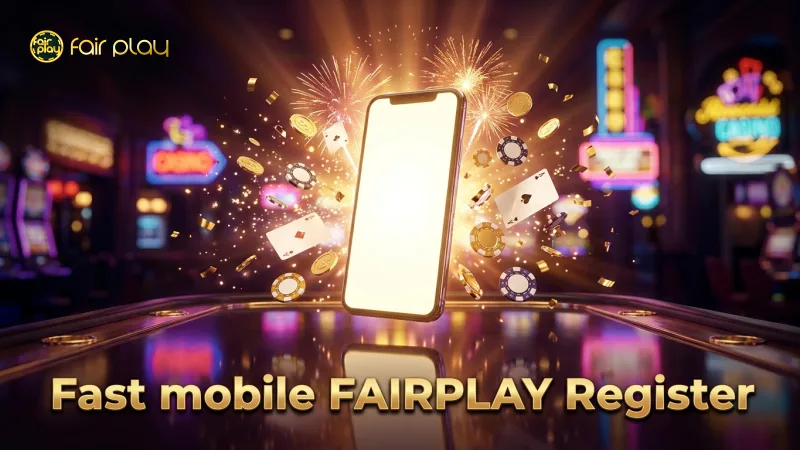 The mobile-friendly FAIRPLAY Register page loads quickly on smartphones