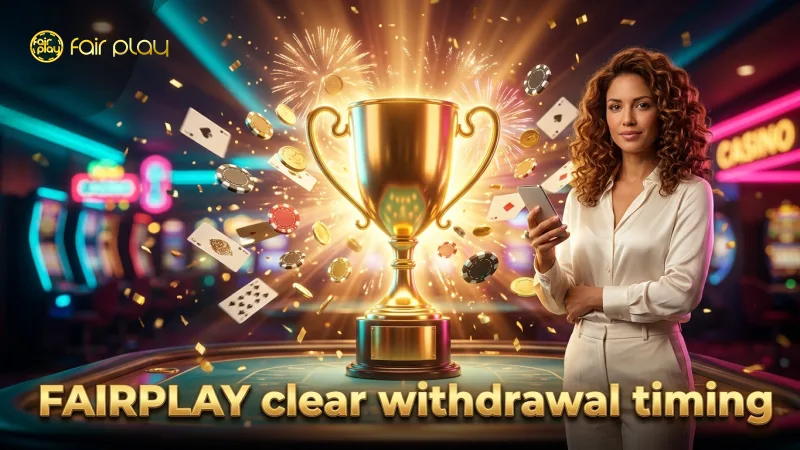 Clear processing times help FAIRPLAY players plan withdrawals