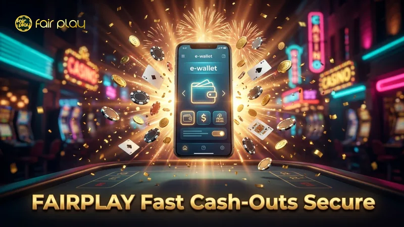 Fast, secure cash-outs via GCash and Maya e-wallets with FAIRPLAY