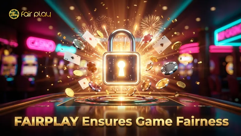 SHA-256 verification ensures FAIRPLAY’s game fairness