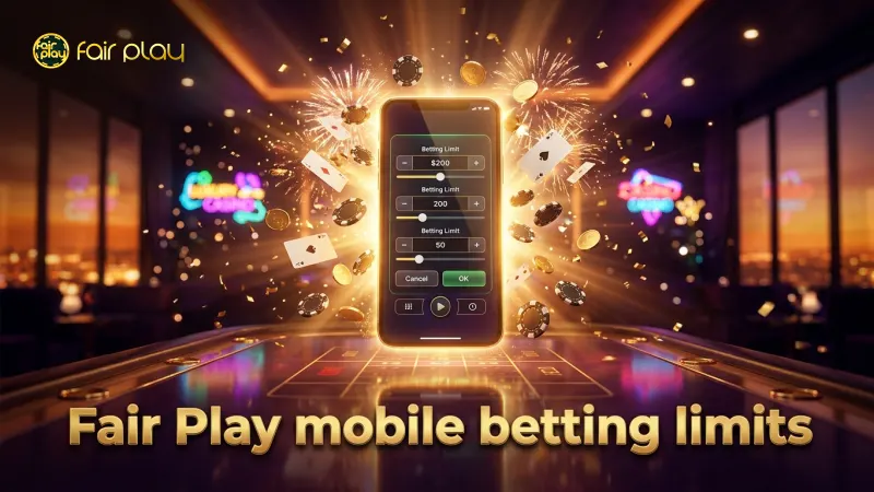 Fair Play’s mobile tools help set betting limits easily.