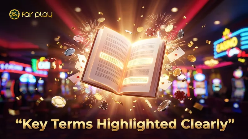 Close-up of terms and conditions document with key clauses highlighted